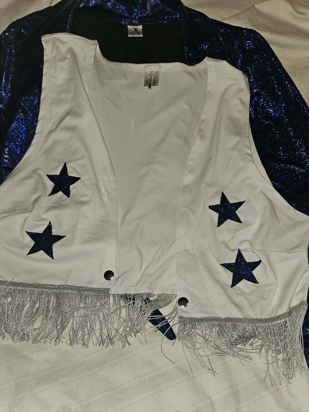Dallas Cowboys Cheerleader Costume 1X/2X Plus Size